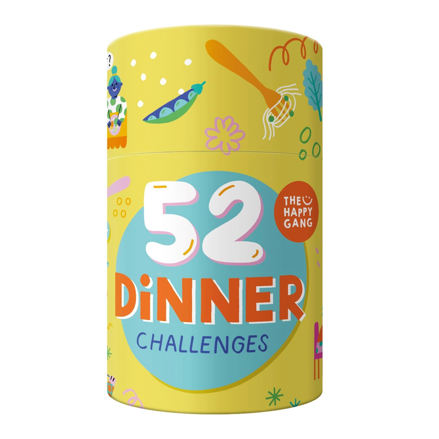The Happy Gang 3103745 Interactive Family Game - 52 Dinner Challenges Task Cards