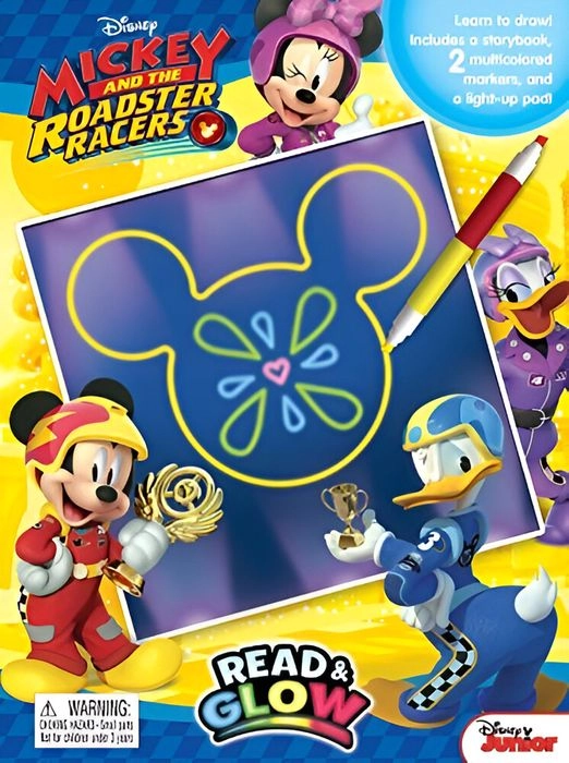 Phidal Publishing Mickey And The Roadster Racers Read & Glow