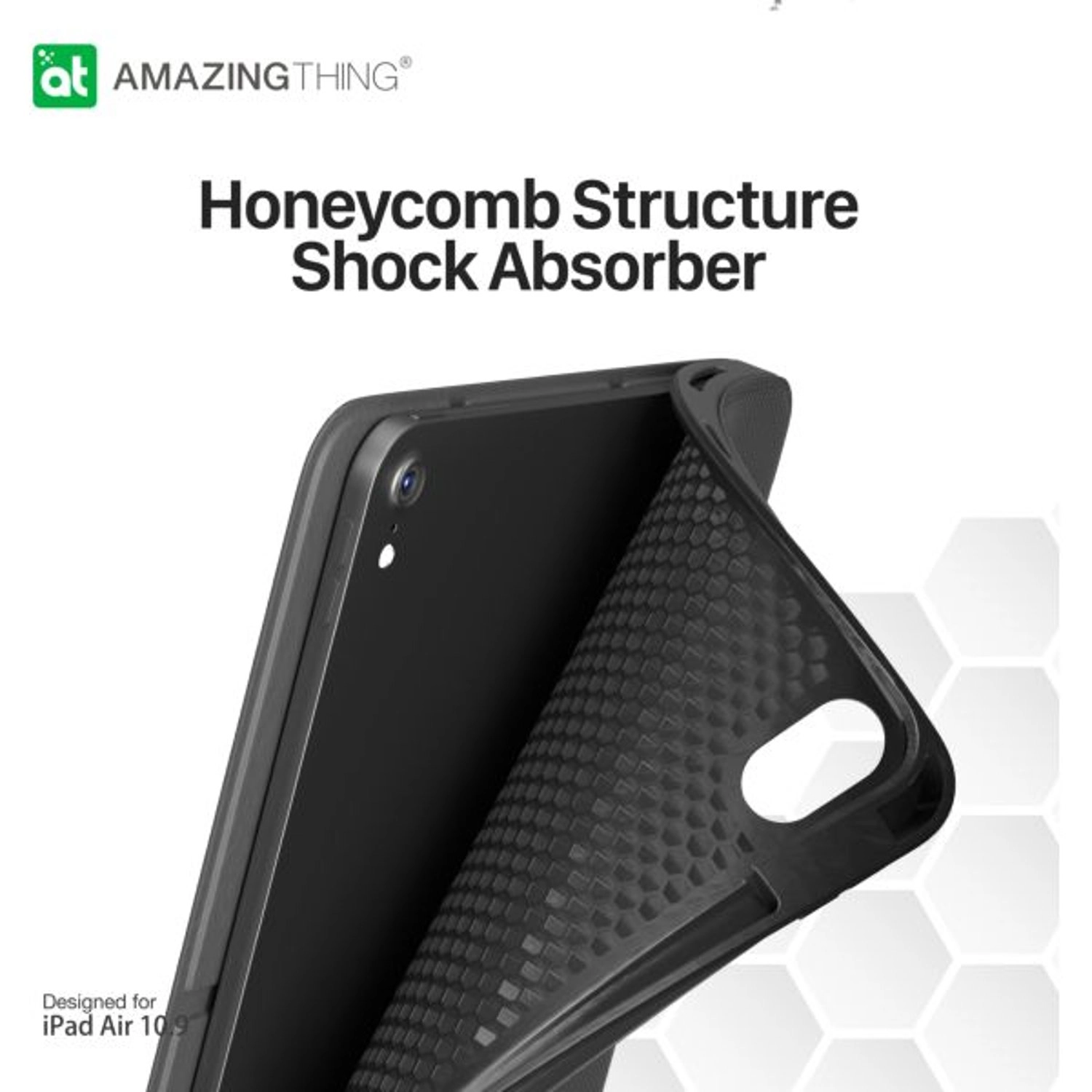 Folio Case with Pencil Slot for iPad Air (M3/M2) 11-inch / iPad Air Gen 5 10.9-inch (2025)