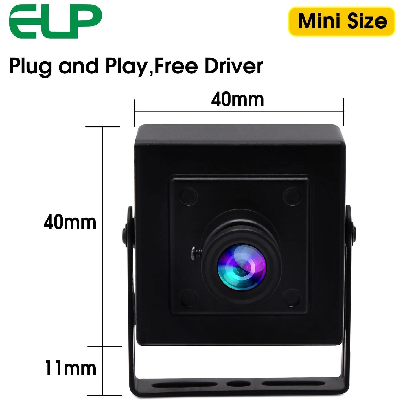 Mini Box USB Camera - 5megapixel 3.6mm