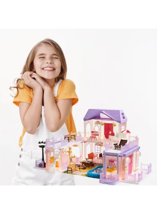 Light crystal play house