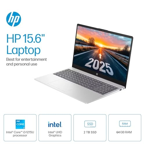Laptop - 15.6'' 2TB 64GB Core i3-1215U