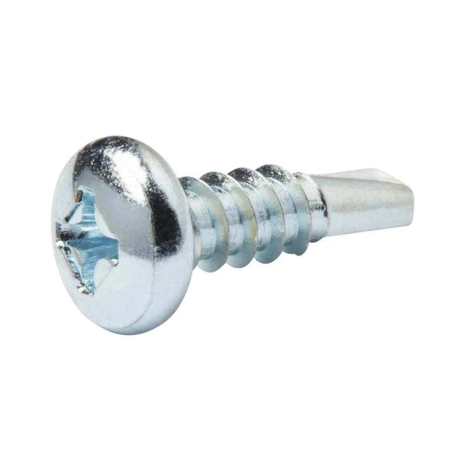 Zinc-Plated Steel Pan Head Self-Drilling Screw Pack 4.8mm 16mm