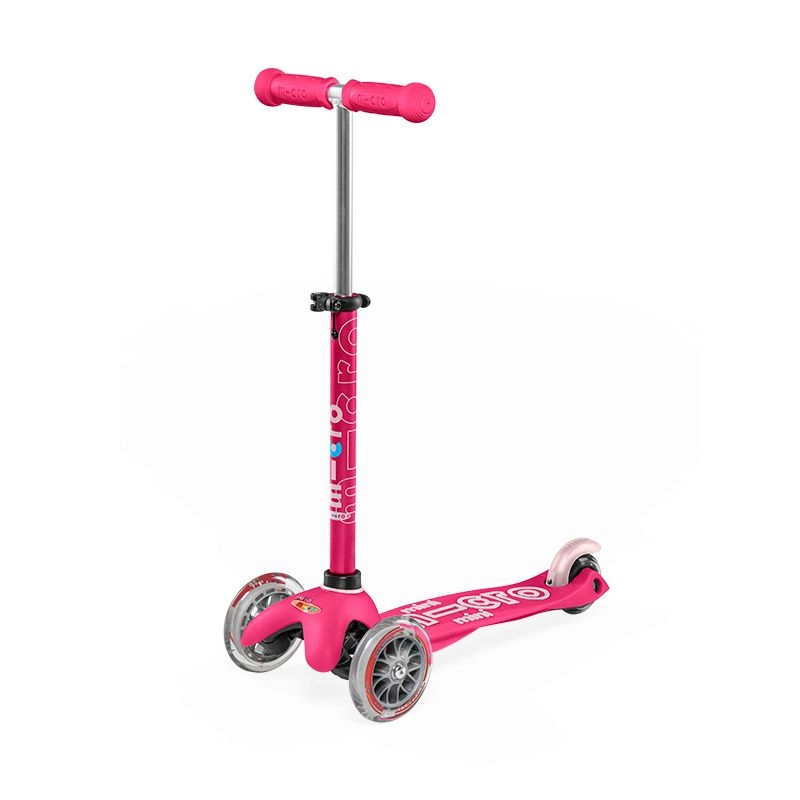 Mini 3 in 1 Deluxe Eco 3-Wheel Kick Scooter – 120mm LED + Seat