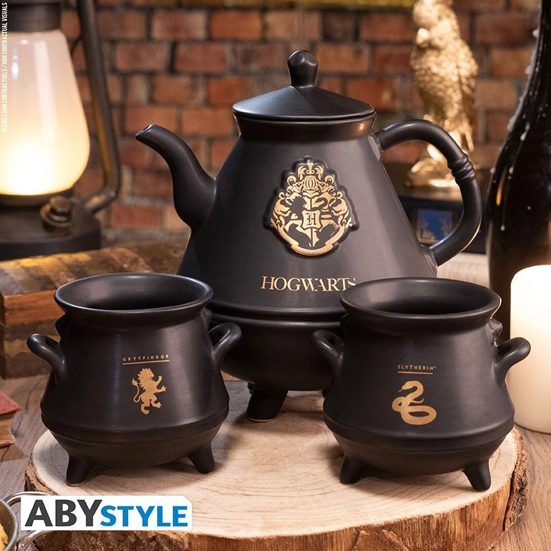 Hogwarts Teapot - ceramic 1000ml + Cauldron - 250ml