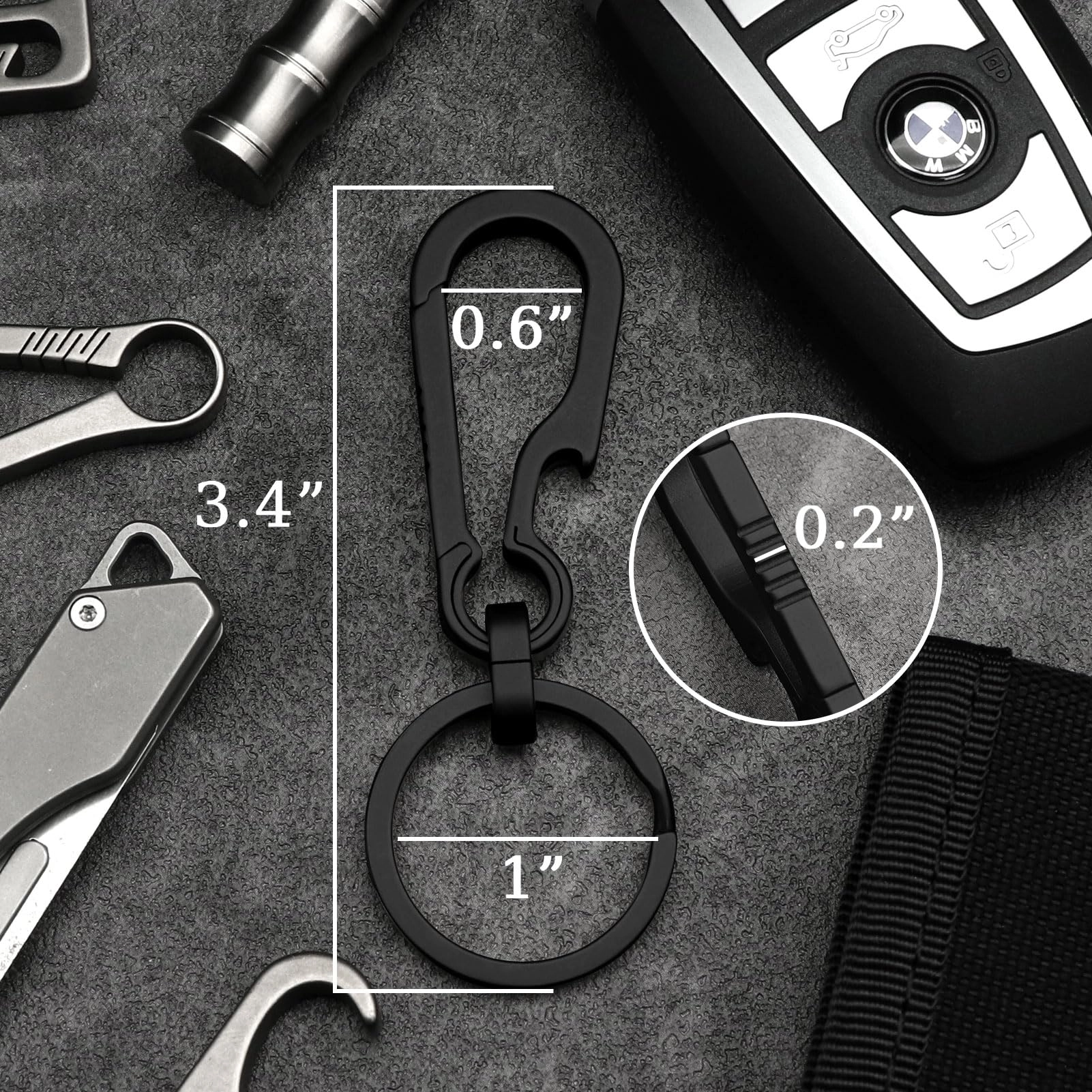 Carabiner Keychain - Space