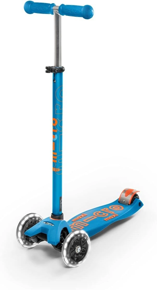 Maxi Deluxe 3-Wheel Kick Scooter – 120/80 mm LED