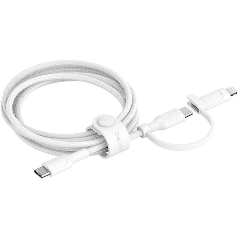 BoostCharge 2-in-1 Cable USB-C to USB-C/Lightning 1.5m