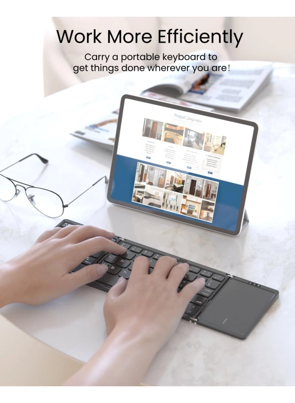 Foldable Keyboard - Wireless