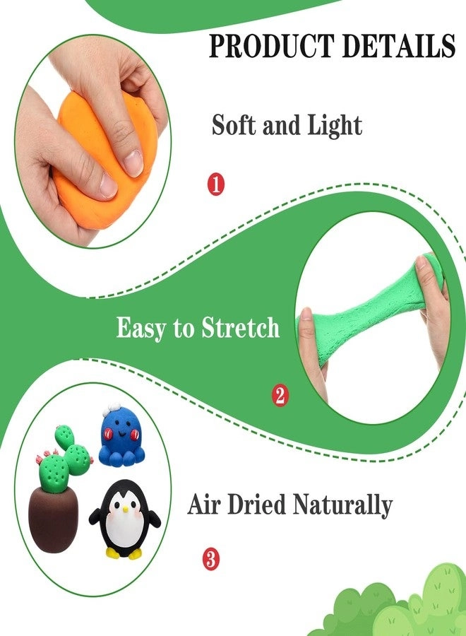 Air Dry Clay - 76oz 144pcs.