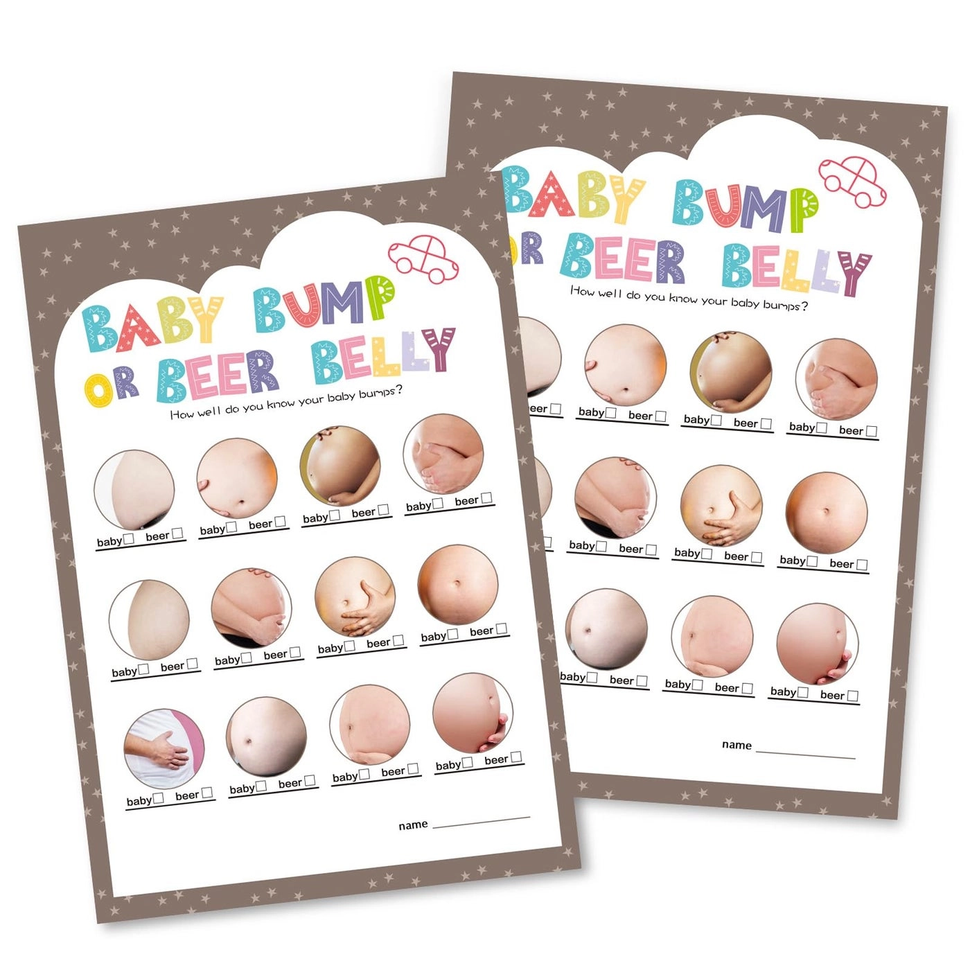 Baby Shower Game - All ages 50