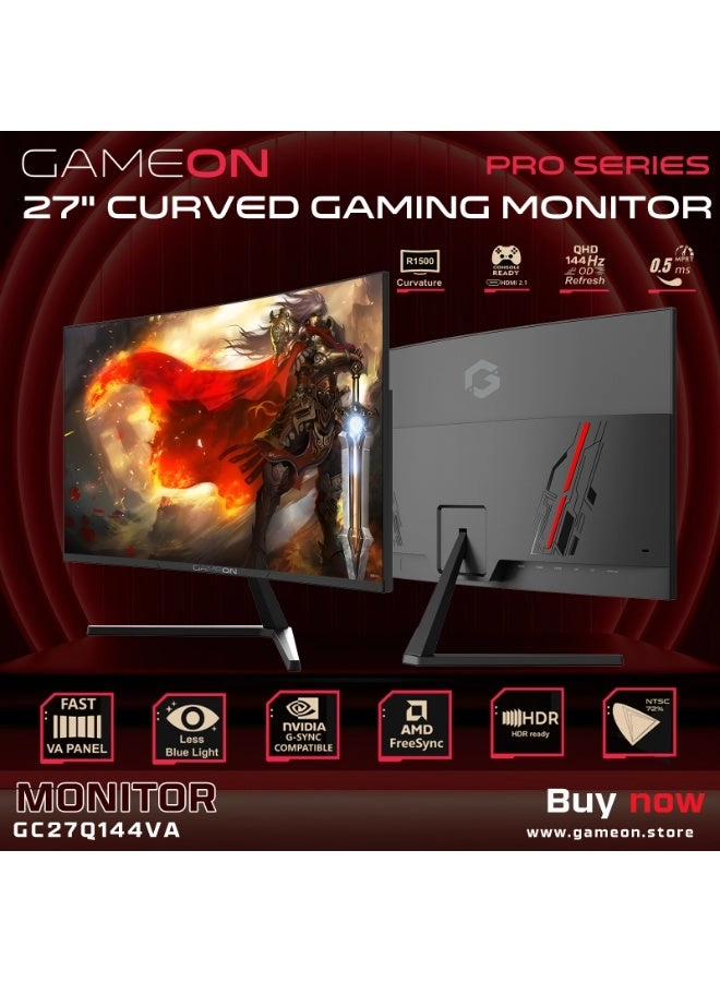 Curved Gaming Monitor GC27Q144VA - 27 Inch 2560x1440