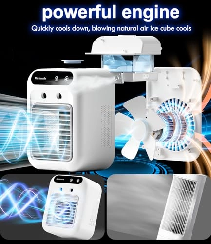 Small Portable Air Conditioner - 3-In-1 Dual Fog