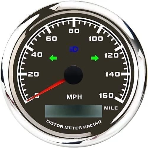 W Pro - 85mm GPS Speedometer 120 MPH