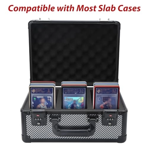 Graded Card Case - Magnetic Aluminum Alloy Fits 35PT PSA/CGC/CSG Cards UV Protection