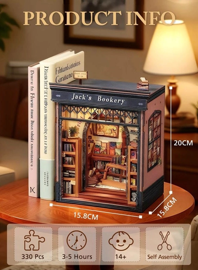Book Nook Kit - 3D Wooden Puzzle LED