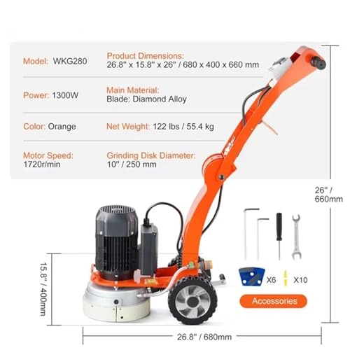 Concrete Floor Grinder - 1300w