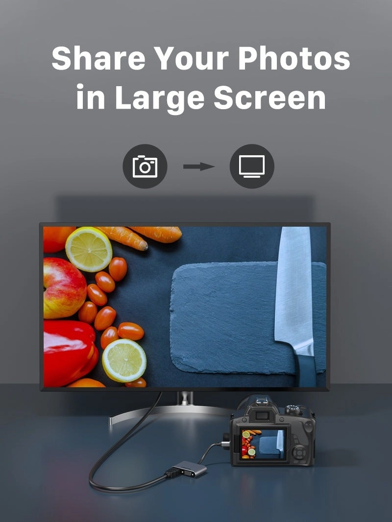 USB TYPE C TO HDMI VGA ADAPTER - 4K