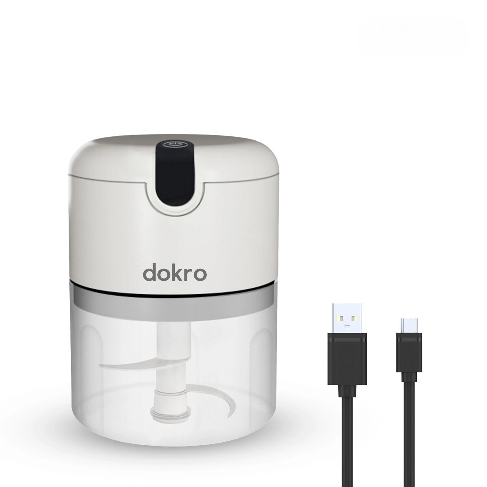 Mekr Technologies Pvt. Ltd. Mini Electric Chopper - 250 Millimeters Rechargable Battery Powered(1200mAH LI)