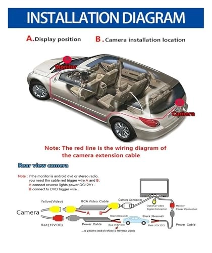 Rear View Camera - Night vision Wired