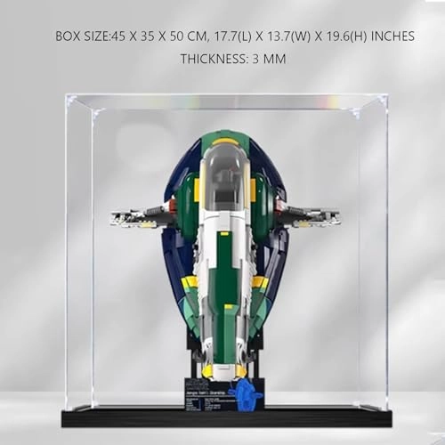 Acrylic Display Box for LEGO 75409 Starship Models