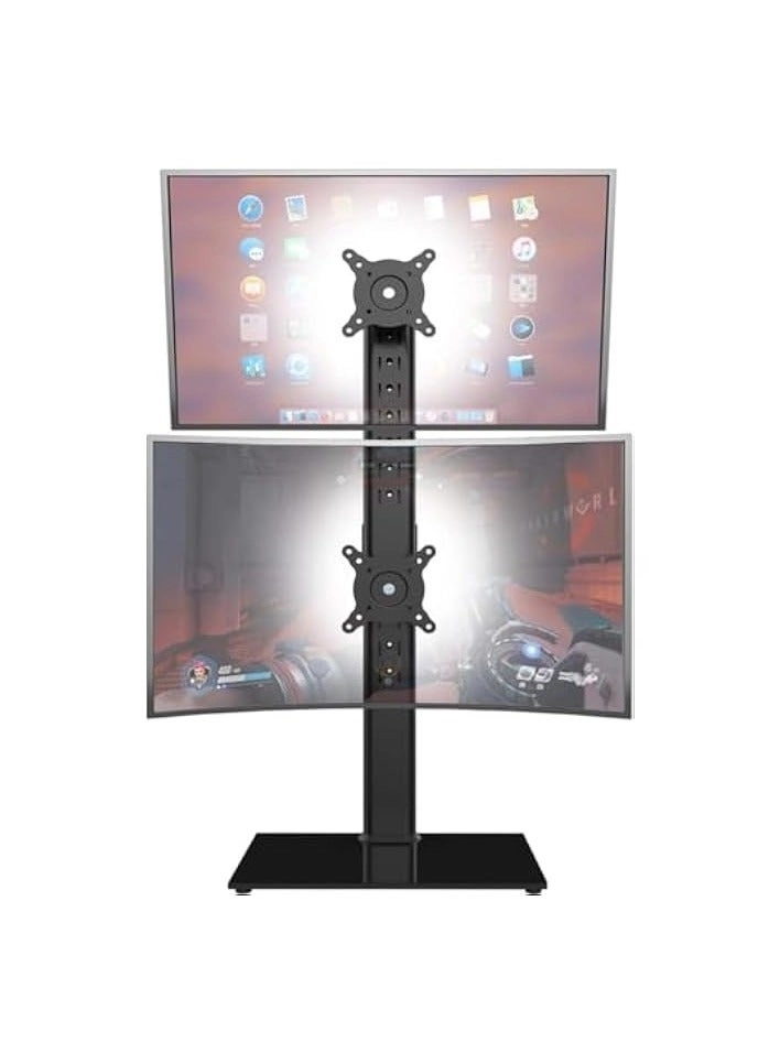Dual Monitor Stand - 32 inch 75mm x 75mm 100mm x 100mm