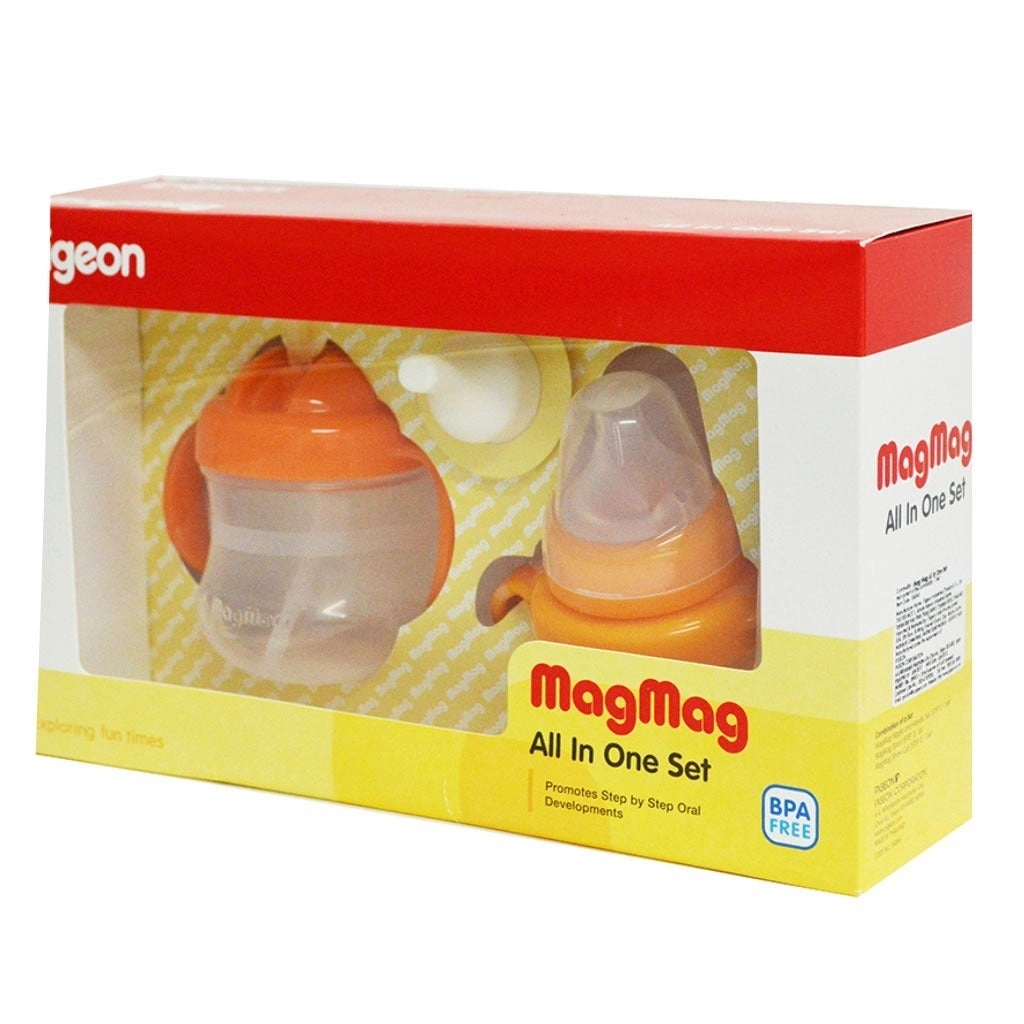 Pigeon Mag Mag Cup - Peristaltic PLUS M BPA Free Set