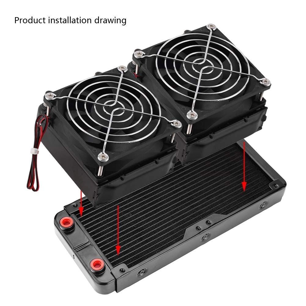 PC Water Cooling Radiator - 2 120mm