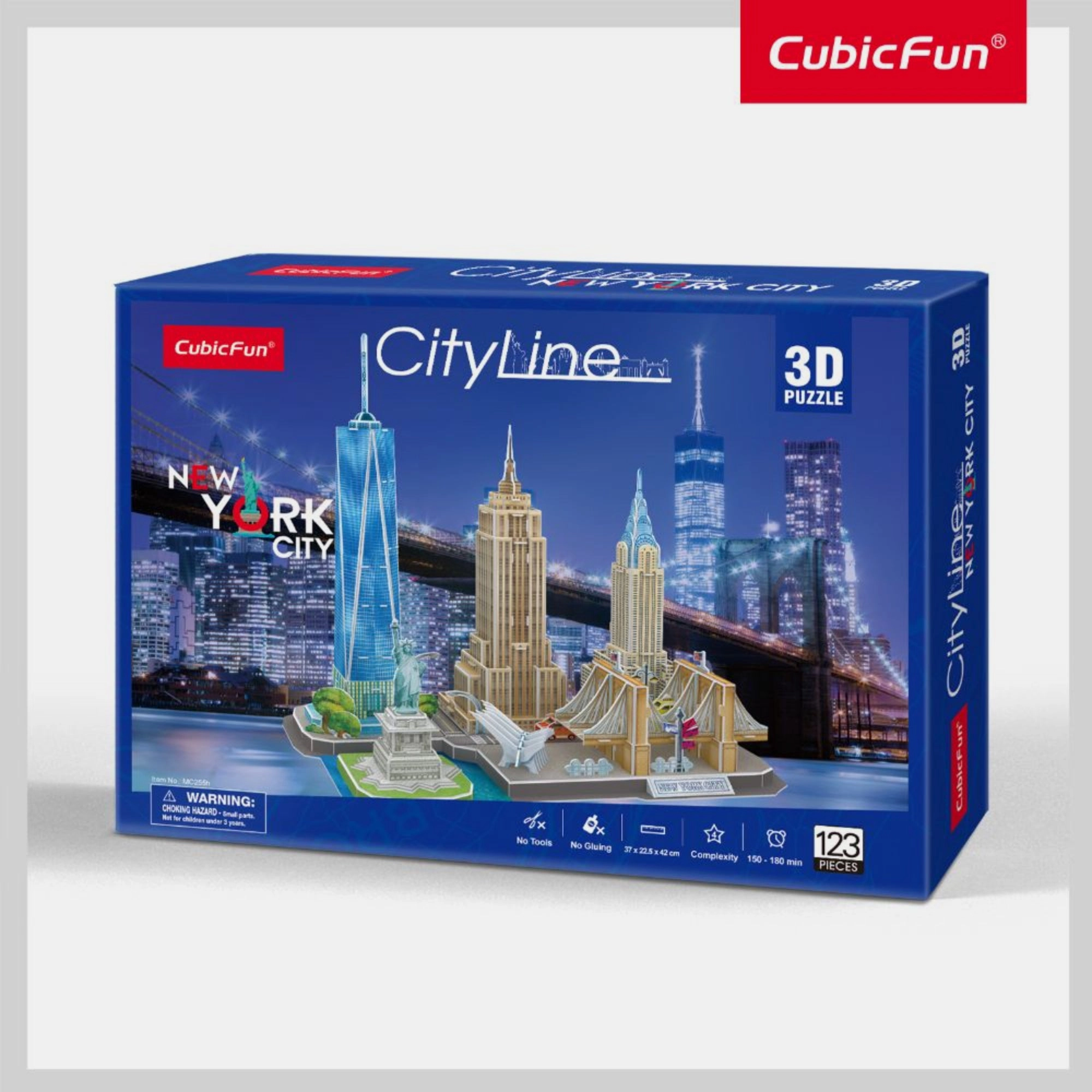 CubicFun New York City 3D Puzzle (Mc255H) - 123 pcs