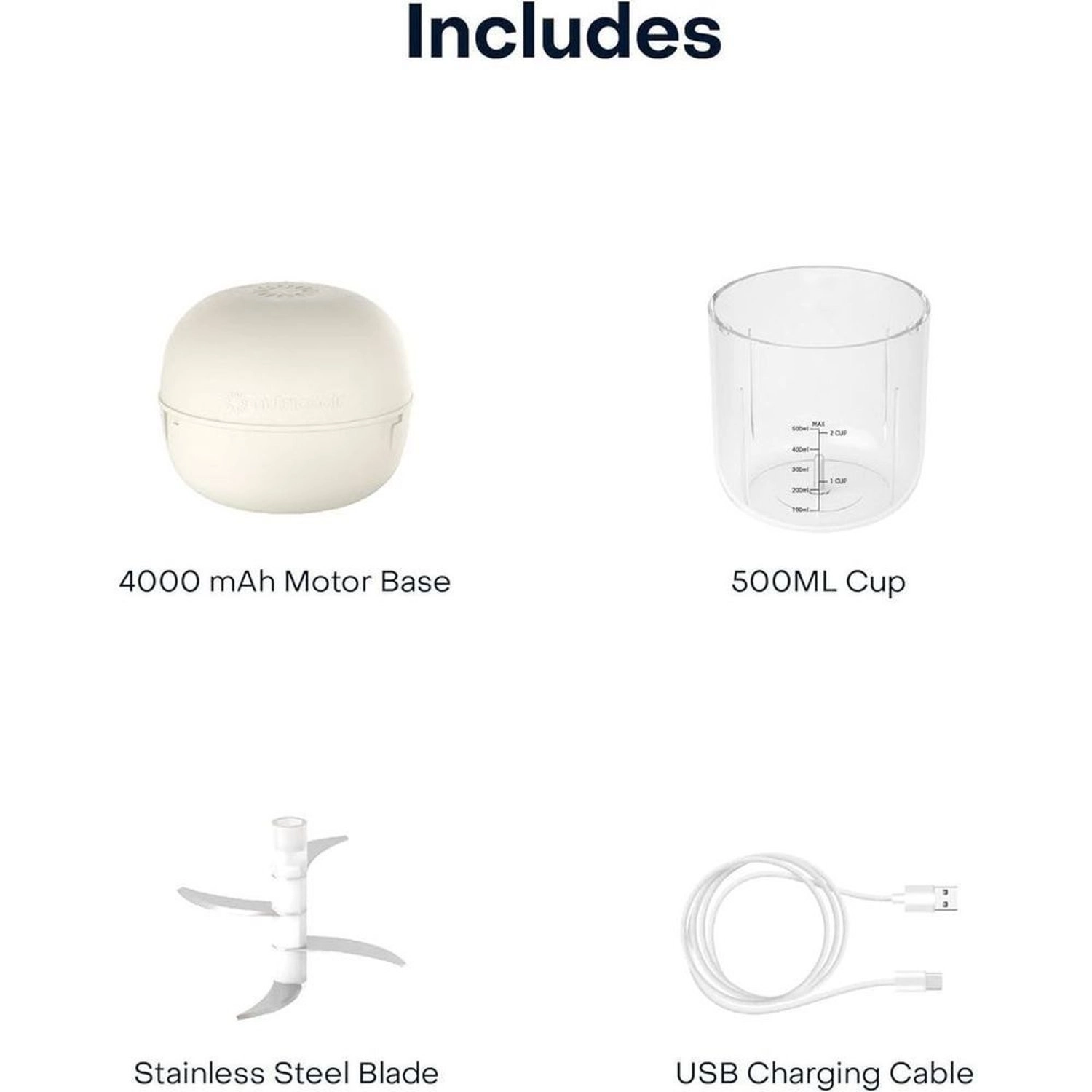 Choppi - 0.5 Liter Cordless