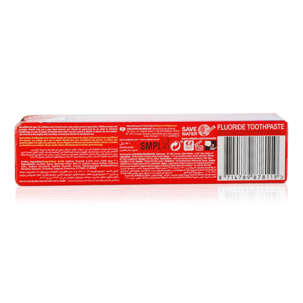Kids Fluoride Mild Bubble Fruit Toothpaste 6+ 50ml