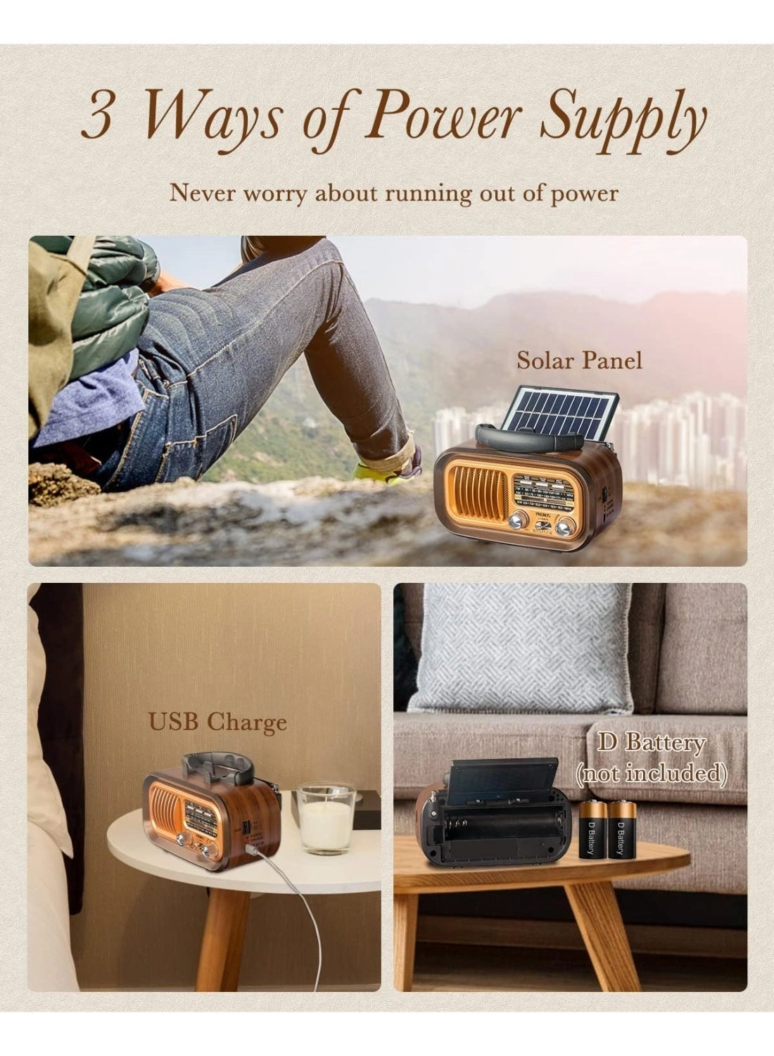 Retro Vintage Radio - Portable Transistor Radio