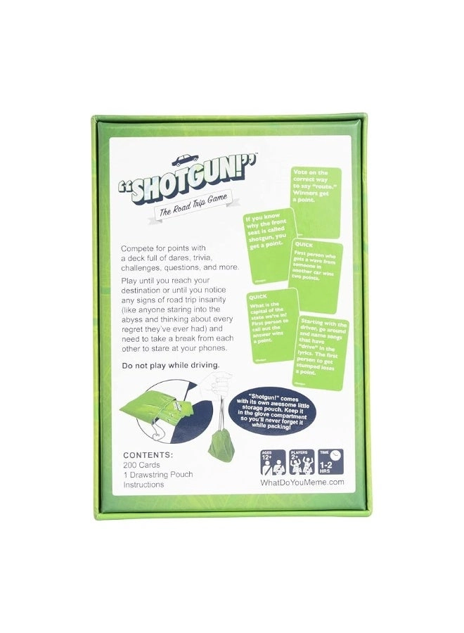 Shotgun! - Family Card Game