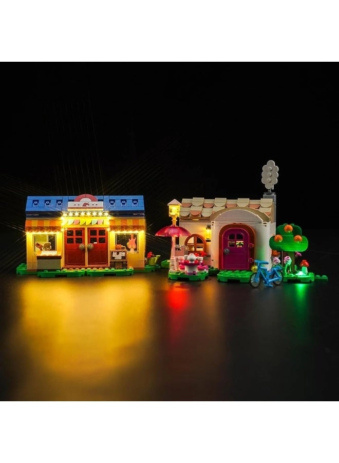 Vonado LED Light Kit for LEGO Nook's Cranny & Rosie's House 77050 - No Models Only Light Compatible with Animal Crossing
