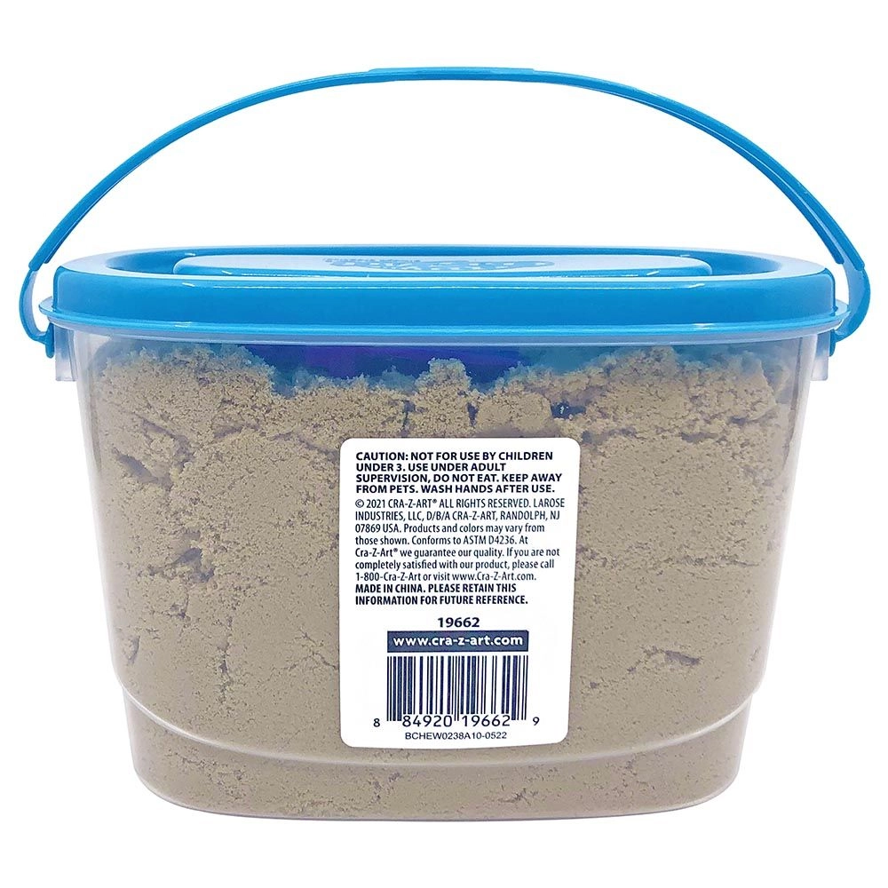 Cra-Z-Sand Sandy Beach Modeling Sand - 2.5 lbs cool sensory cutter