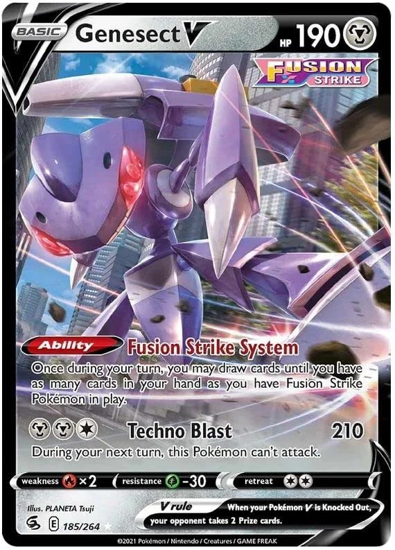 Pokémon Pokemon Genesect V 185/264 - English