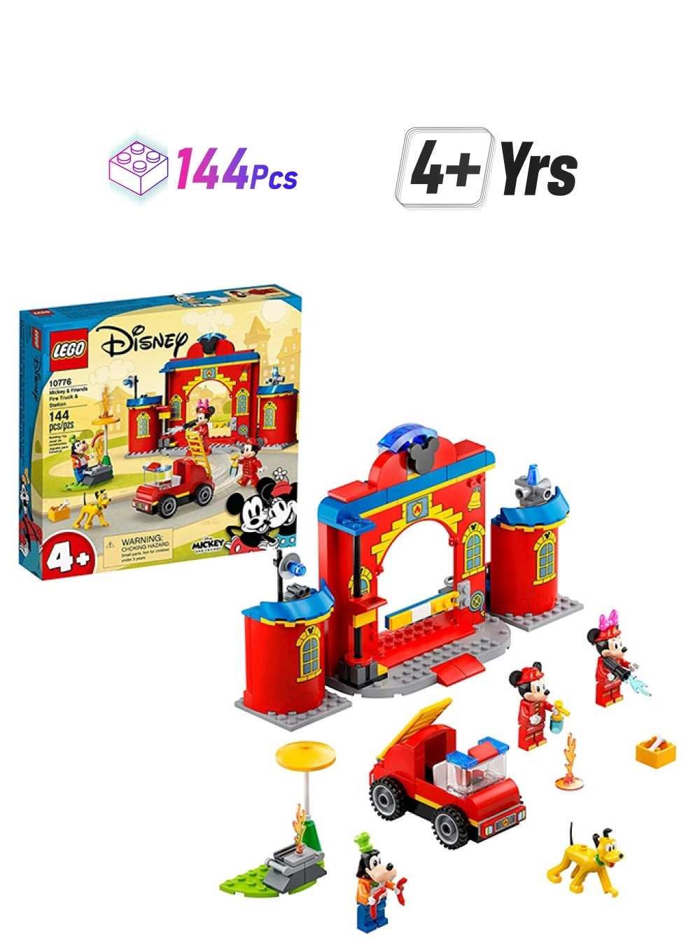 LEGO Disney Mickey and Friends Fire Engine and Station (10776)
