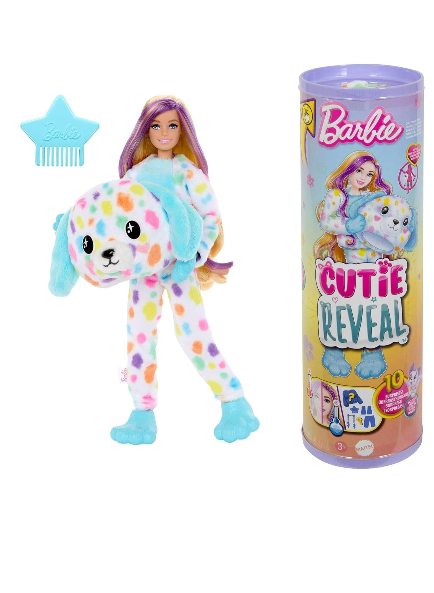 Barbie Cutie Reveal - Dalmatian Costume & Accessories