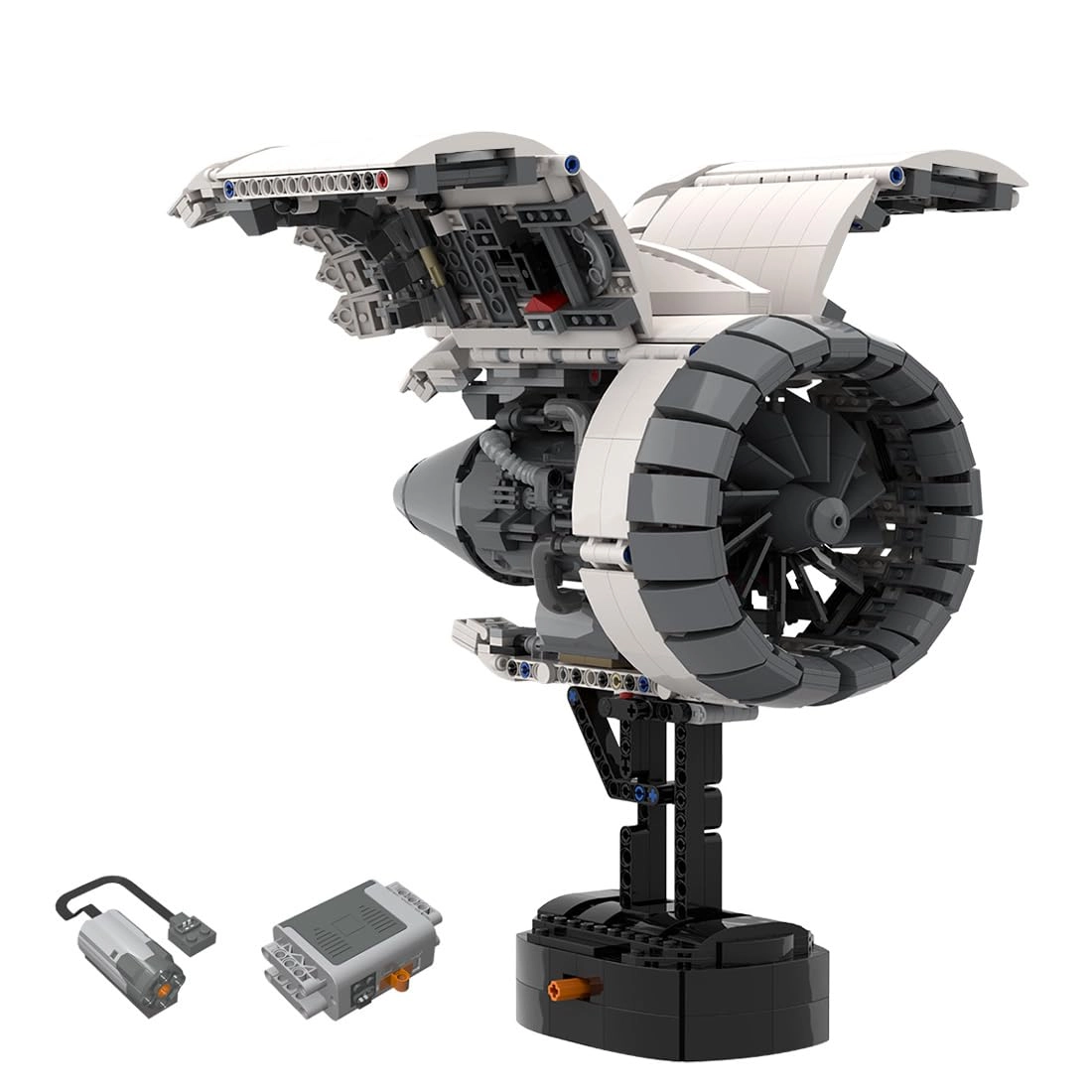 GoAssemb MOC-133571 - White+silver