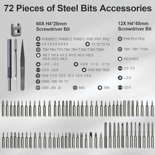 Mini Cordless Electric Screwdriver Kit - 350mAh