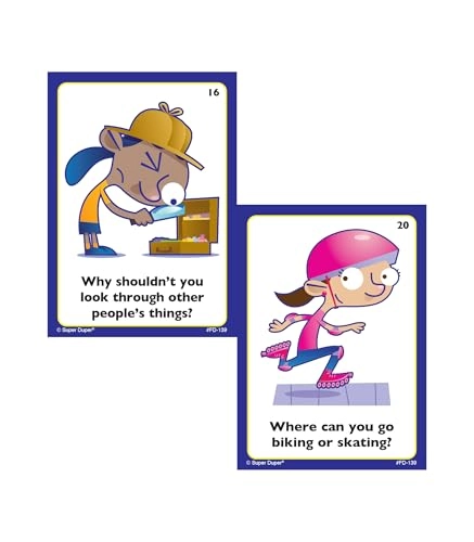 WH Questions at Home Fun Deck Cards - 5 years and up 56 pieces