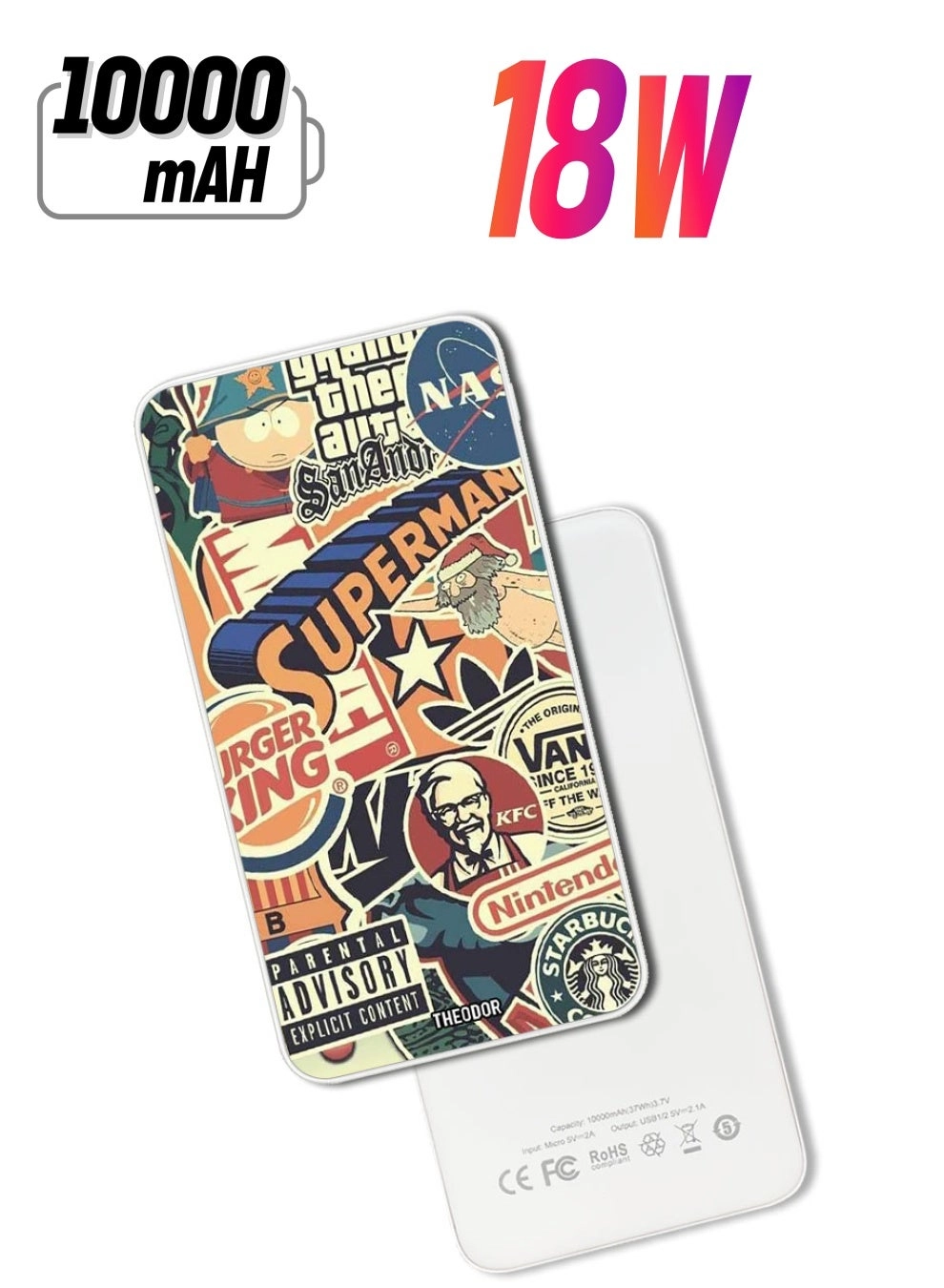 EX_PPBA606 - 10000mAh 18W PD