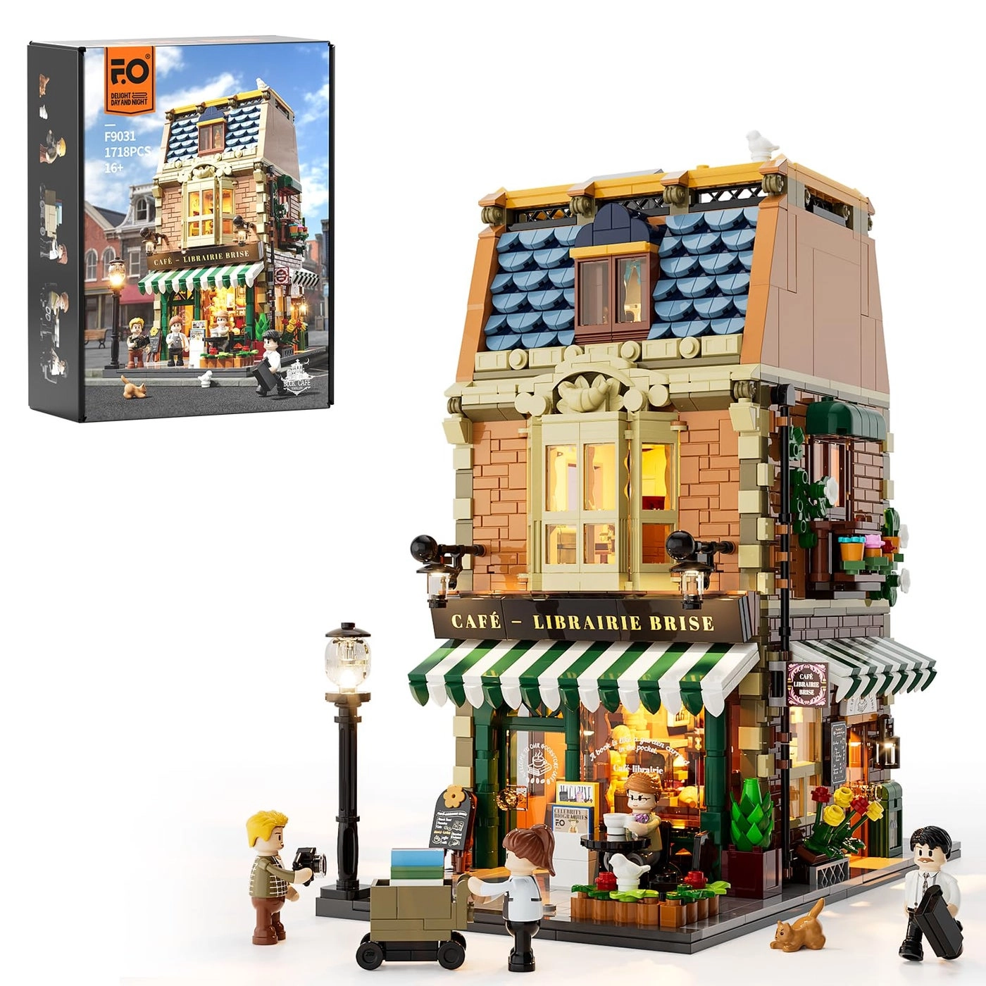 BookCafe Lighting BuildingBricks - 1718 pcs