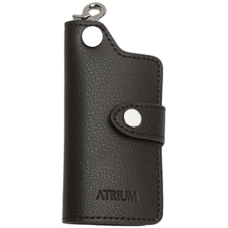 Atrium Pouch Sleeve with Key Ring - Green PU Leather