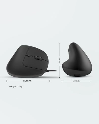 PERIMICE-508 Vertical Ergonomic Mouse - USB