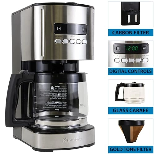 KKCM12 - Programmable Quick Brew Reusable Filter