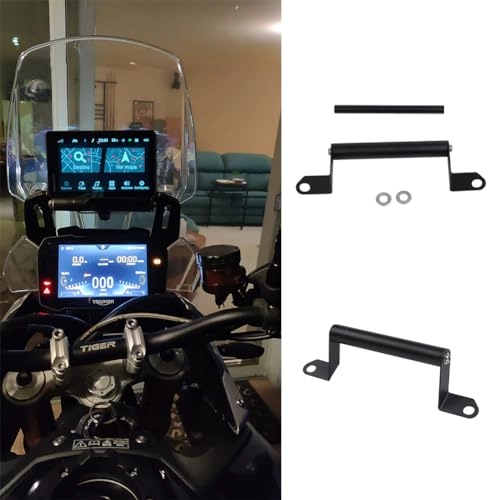 Motorcycle Navigation GPS Bar Mount Bracket - Tiger 900 2020-2024 12mm 22mm