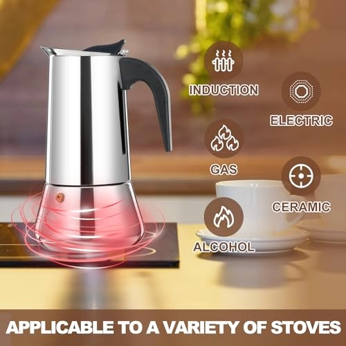 Moka Pot - Aluminum Stovetop