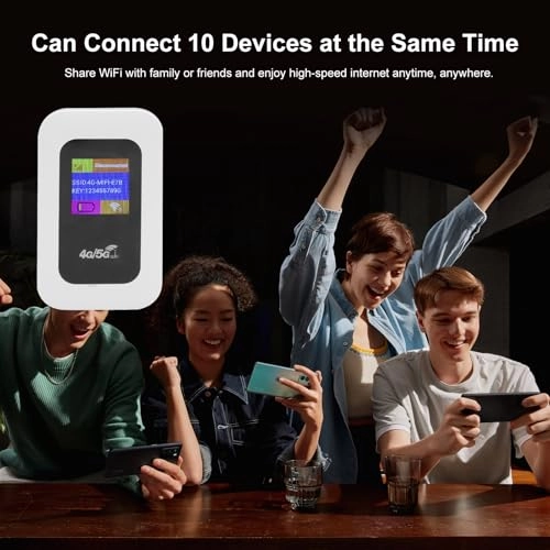 Mobile Hotspot - 4G WiFi6 2.4G/5.8G