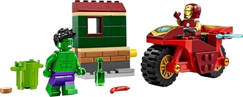 Marvel Iron Man with Bike and The Hulk (76287)